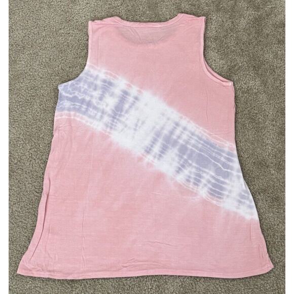 Fsl Apparel tie dye sleeveless Pink top in Multi Women’s Size XSmall XS NEW - Picture 2 of 6